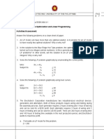 Steve Malunes - Assessment (Module 3) - Introduction To Optimization and Linear Programming