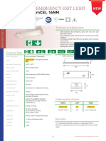 Denko Exit Light WM