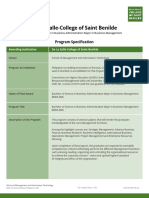 (BSBA-BM) Program Specification v2