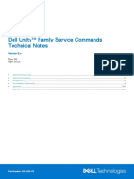 Dell Unity Family Service Commands Technical Notes