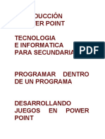 Inicio de Power Point