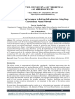 A Model For Detecting Movement in Railway Infrastructure Using Deep Convolutional Neural Network