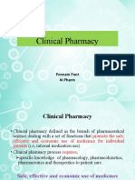 Introduction To Clinical Pharmacy