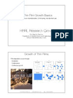 SLN18 5. Thin Film Growth Basics