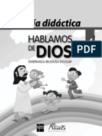 Guía Didactica Hablamos de Dios 4 Años