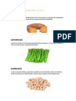 Alimentos Producidos en Ica