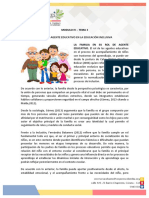 Modulo Iv - Tema 3 El Papel de Los Agentes Educativos en Inclusion