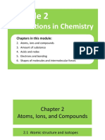 2.1 Atomic Structure and Isotopes