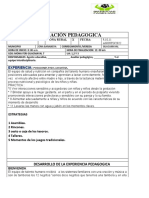 Planeación Pedagogica Posicion para Amamatar