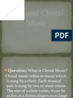 Solo and Choral Music