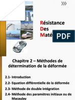 Cours5-6 - RDM2 - Chapitre 2 - Differentes Methodes de Determination de La Deformee