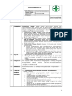 Sop Daftar Tilik Kebersihan Tangan