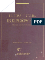 La Cosa Juzgada en El Proceso Civil - Año 2004 - Hugo Pereira Anabalon (16947)