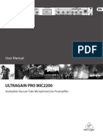 Behringer Ultra Gain Manual