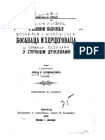 Zivojin Peric - O Pravnom Polozaju Bosanaca I Hercegovaca U Stranim Drzavama