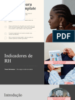 Apresentação de Indicadores de RH - Template Personalizável