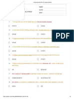 G5 Cause and Effect & Signal Words