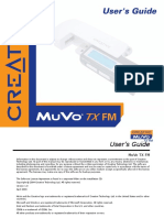 Creative MuVo FM TX Manual