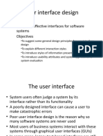 User Interface Design