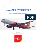 Flight Crew Data SUMMER Cyclic 2022