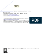 A Simple Test For Heteroscedasticity and Random Coefficient Variation (Breusch y Pagan)