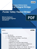 (MIDAS Expert Webinar Series) Case Study of Integral Bridge Structure