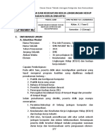 Keselamatan Dan Kesehatan Kerja Lingkungan Hidup (K3Lh) Dan Budaya Kerja Industri