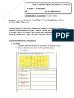 Lesson Plan Conic Sections Class XI Science JDM