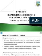 Elementos Sometidos A Cortante y Torsión