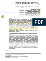 Práticas Integrativas e Complementares No Plano Municipal de Saúde de Fortaleza