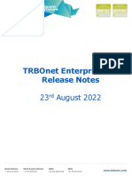 TRBOnet Enterprise Release Notes 6.1