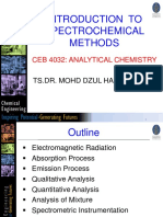 DHW - Lecture 4 - Introduction To Spectrochemical Methods - 101016