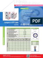 Eight Cat6 Cable C6usg LSZH - With Cert