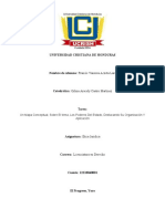 Acosta - Francis - Mapa Conceptual - LOS PODERES DEL ESTADO, DESTACANDO SU ORGANIZACIÓN Y APLICACIÓN