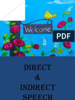 Direct and Indirect Speech