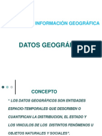 Sig - Datos Geograficos