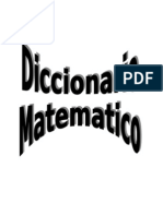 Diccionario Matematico