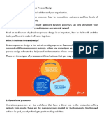 MNGT 101 Process Design