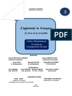 J'apprends Le Français Je Joue Et Je Projette: Guide Méthodologique 3 Année de L'enseignement de Base