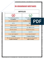 Common Grammar Mistakes