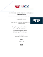 Doctorado en Gestión Pública Y Gobernabilidad Experiencia Curricular: Sistemas Administrativo Y Funcional en Sector Público