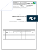 3.2 Method Statement For Cable Pulling and Termination