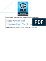 DSA Practical File (Yash Goyal, 1902941)