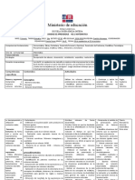 PLANIFICACION DE MATEMATICA 6to Grado