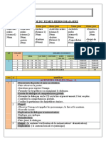 Matières Et Haraire Emploi Du Temps 2aep