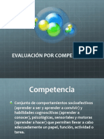 Evaluación Por Competencias