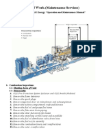 Scope of Work Gas Turbine