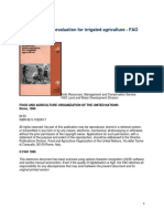 FAO 1985 Guidelines For Irrigatin Agriculture