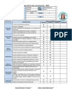 Informe de Progreso Del Estudiante