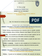 UNIDAD 1. B. Principios y Conceptos Fundamentales Del Derecho Sucesorio